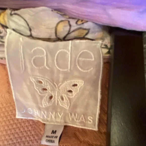 Johnny Was Purple Floral Maxi Dress - Picture 5 of 6